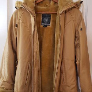 [Vintage] Sergio Vadducci Womens Coat - Genuine Leather (Size L)